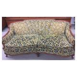 Vintage Green Sofa