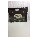 Litograph Eagle and 1904 World Fair Coins Picture