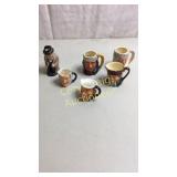 6 miniatures mugs