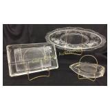 (1) Art Deco Sectional heavy ashtray. (1)