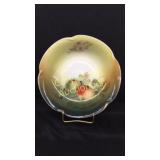 (1) Hand painted large bowl, Marked: J&C B