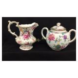 (1)  Sugar bowl, Stadfordshire, England. (1)