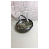 Silver Bristly Basket Very Ornate Stamped on