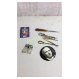 Small Salt & Pepper, Political Button, Shoe Lace