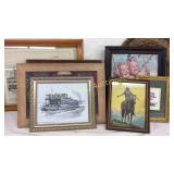 Misc pictures with frames. Inclusive of: