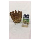 Sisler Hummel St. Louis old leather baseball