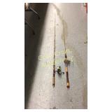 HEDDON MODEL 9803 Solid Glass Fishing 6Ft rod