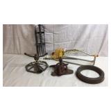 Assorted sprinklers and trap