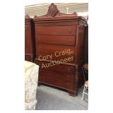 2 piece chest of drawers, 7 drawers 81”Hx23”Dx48”W