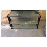 Glass Tv Stand 19”d x 45 1/2”w x 2’ t