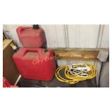 2 Gas Cans 2 Drop Cords