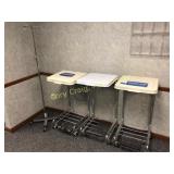 (4) Carts on casters