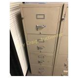 Heavy duty 4 drawer file cabinet