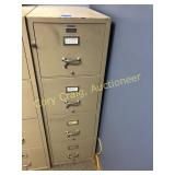 Heavy duty 4 drawer metal file cabinet