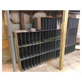 Large set of metal bins (set of 15)