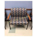 Chair and a half arm chair, nice cond.