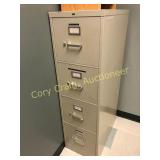 Metal 4 drawer file cabinet