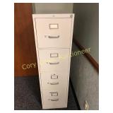 Metal 4 drawer file cabinet