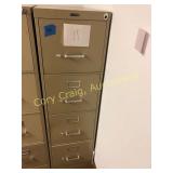 Metal 4 drawer file cabinet