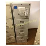 Metal 5 drawer file cabinet