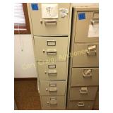 Metal 4 drawer file cabinet