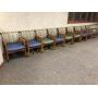 Set of (9) arm chairs, nice cond.