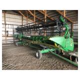 2007 John Deere 630F Flex platform,poly skids,