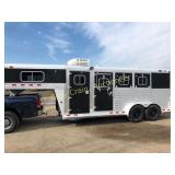 2001 4 Star Gooseneck Aluminum Horse Trailer