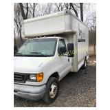 2006 Ford 1 ton box truck, v-10 eng. 14’ box,