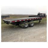 1976 Homemade Gooseneck Trailer, 20’, Tandem Axle,