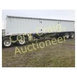 1998 Jet Hopper Bottom Grain Trailer, 34’, Steel
