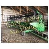 2007 John Deere 630F Flex platform,poly skids,