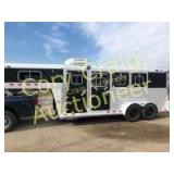 2001 4 Star Gooseneck Aluminum Horse Trailer