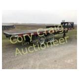 1976 Homemade Gooseneck Trailer, 20’, Tandem Axle,