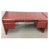 Cherry Finished Office Desk  65"W x 29"D