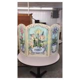 Tri Fold Decorative Screen 31"t x 50" w