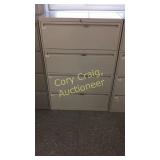 Lateral File Cabinet 4 Drawer With Key Very Nice