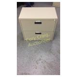 2 Drawer Metal Cabinet Lateral File Cabinet w/