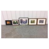 Assortment Of Pictures Wood Frame