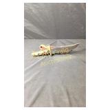 7 3/8” Knife with Multi colored Handle w Leather