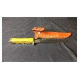 7" Knife w Leather Sheath