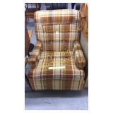 Retro Swivel Rocking Chair