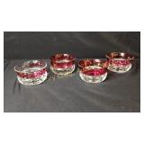 4 4 1/4” Small Fruit / Dessert Bowl King Crown