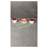 2 Toothpick Holders, Small Bowl With CHIP King