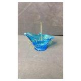 Blue Coal Bucket Ash Tray