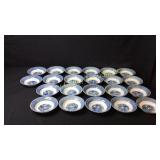 22 Currier & Ives Fruit / Dessert Bowls