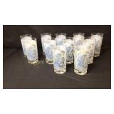 11 Currier & Ives Tea/ Water Glasses