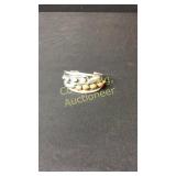 Bracelet 5 Red Coral 5 Turquoise 2 Silver Leaves