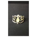 Bracelet With Brown Green Stone