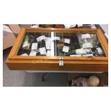 Wood Glass Front Show Case 33" L x 22"d